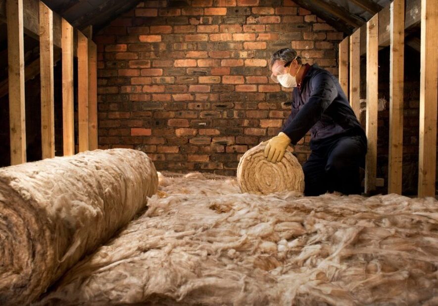 Home insulation being installed during a Sydney Inner West renovation